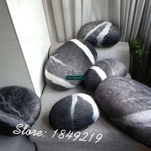 Dorimytrader A Set ( 6 Pcs ) New Natural Stellar Stone Cushion Livingroom Decoration Stone Shape Pillow Baby Toy Gift DY61078 2024 - buy cheap
