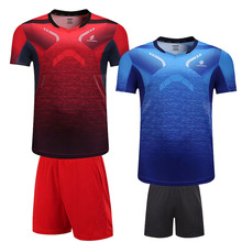 Camiseta e bermuda para treino de tênis, roupa de tênis de mesa, treinamento de equipe, corrida, esportes, badminton, uniformes 2024 - compre barato