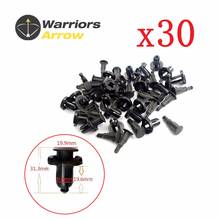 91503SZ5003 For Acura CL MDX RL RSX TL For Honda Accord Civic CR-V FIT 30Pcs Front Rear Bumper Nylon Clips Retainer Fastener 2024 - buy cheap