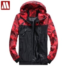 New Brand Men Fashion Jackets New Casual Camouflage Thin Hooded Military Jacket Male Windbreaker Loose Coat Tops Plus Size 6XL 2024 - buy cheap