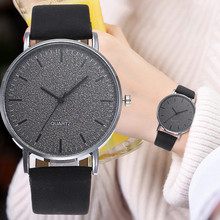 Moda feminina couro relógio casual luxo analógico quartzo estrelado relógio de pulso 2024 - compre barato