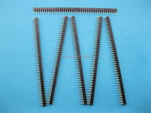 40 pcs Gold Plated  L7.43mm 2.54mm 1x40 40pin Pin Header Male Single Row Strip 2024 - buy cheap