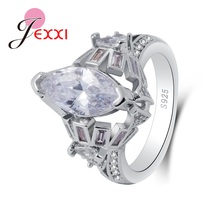 New Arrival Shinning Cubic Zirconia Engagement Big Rings Palace Classic 925 Sterling Silver For Women Good Design Jewelry 2024 - buy cheap