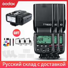 3x godox tt600 built-in receber câmera flash speedlite difusor com X1T-C/n/s transmissor 2024 - compre barato