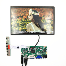 HDMI + VGA + DVI + Аудио ЖК-плата контроллера + 10,1 дюймов ЖК-панель с 1280*800 + LVDS кабель + клавиатура OSD 2024 - купить недорого