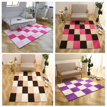 Alfombra de juego de gamuza suave para bebé, alfombrilla de espuma EVA para ejercicio entrelazado, azulejos de gateo, Puzzle, 18 Uds. 2024 - compra barato