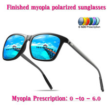 MINCL 2019 homens Novos do óculos de sol miopia miopia óculos de Perto-míope óculos de prescrição eyewear lente cinza-0.50 a -6.00 NX 2024 - compre barato
