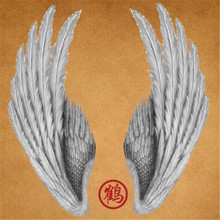 ShinEquin Biker Patch deal with it Clothes Heat Transfer Printing Feather Angel Iron on patches for clothing women PVC Stickers 2024 - buy cheap