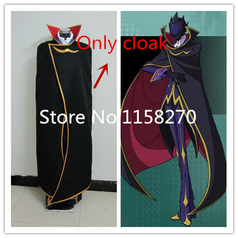 Code Geass Lelouch Lamperouge Zero Cosplay Cloak Costume Buy Cheap In An Online Store With Delivery Price Comparison Specifications Photos And Customer Reviews