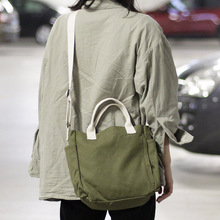 Women's Casual Tote Shoulder Bag Canvas Crossbody Purse Large Capacity Working Handbag 2024 - buy cheap