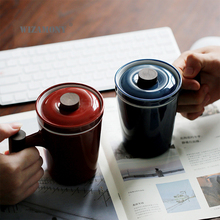 WIZAMONY, китайский фотографический чайник, чашки, яркая кружка, чайные наборы, белый керамический подарок, посуда для напитков 2024 - купить недорого