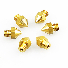 Anet 5pcs 0.2 0.3 0.4MM nozzles 0.5mm 3D printer nozzles for A6 A8 E10 E16 ET4 ET5X MK8 3d printer parts 2024 - buy cheap