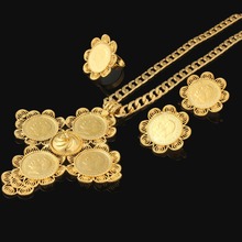 Newest Big Size Cross Ethiopian wedding Habesha jewelry sets For Women  Gold Filled Cross Jewelry African bridal jewelry sets 2024 - buy cheap