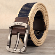 tactical belts military canvas belt black belt men high quality canvas belts metal pin buckle lengthen nylon knitted strap  ZK05 2024 - buy cheap