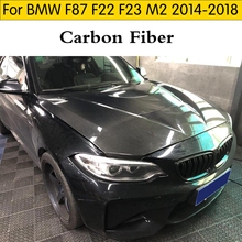 Carbon fiber engine bonnet for BMW M2 2014-2018 Real carbon fiber engine cover for BMW F87 F22 F23 M2 carbon fiber engine hood 2024 - buy cheap