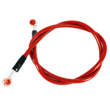 100cm Motorcycle Motorbike Scooter Braided Brake Oil Hose Line 1cm Dia red 2024 - buy cheap
