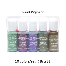 Bsuit-Juego de pigmentos de resina epoxi para manualidades, colorante de resina UV, 10 colores 2024 - compra barato