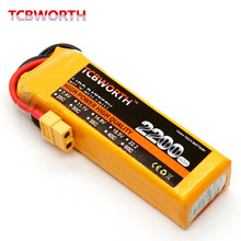 TCBWORTH RC Lipo battery 3S 2200mAh 11.1V 25C for RC Airplane Helicopter Car Boat 3S Batteria Toys Part AKKU 2024 - buy cheap