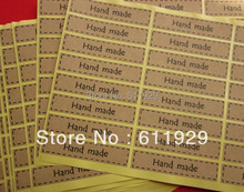 Pegatinas de embalaje "hechas a mano", etiquetas de impresión, 7x600 cm, papel de embalaje de regalo, pegatinas de embalaje de caja, 1,5 Uds. Envío Gratis 2024 - compra barato