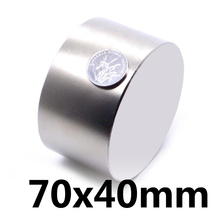 1pcs 70 x 40 mm 70x40mm N35 Powerful Super Strong Rare Earth Neodymium Magnets Round Magnet 70*40mm 2024 - buy cheap