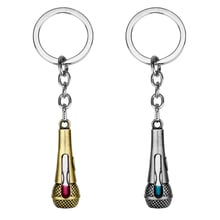 Funny Jewelry Microphone Hourglass Keychain Time Converter Hourglass Key Chains Time-Turner Keyring 2024 - buy cheap