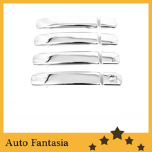 Flexible chrome trim Chrome Door Handle Cover for Nissan Qashqai / Dualis 07-09-Free Shipping 2024 - buy cheap