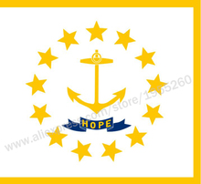 Bandera de Rode Island, 3x5 pies, 90x150 cm, banderas de Estados Unidos 2024 - compra barato