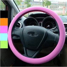 Car-styling Silicone Steering Wheel Skin Cover For Kia Ceed Mohave OPTIMA Carens Borrego CADENZA Picanto SHUMA 2024 - buy cheap