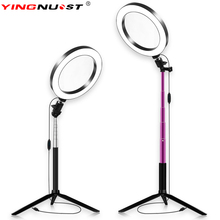 Dimmable LED Studio Camera Ring Light Photo Phone Video Light Annular Lamp With Tripods Selfie Stick Ring Fill Light For Canon 2024 - buy cheap