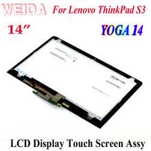 Замена ЖК-дисплея WEIDA 14 "для Lenovo ThinkPad S3 Yoga 14 S3-14 ЖК-дисплей сенсорный экран в сборе 2024 - купить недорого