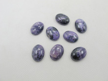 Natural Charoite Semi Gem Stone Jewelry Cabochon13*18mm Oval Gem Stone Cabochon Ring Face 1pcs 2024 - buy cheap