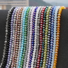 Mix Color 70Pcs 8mm Rondelle Austria faceted Crystal Glass Beads Loose Spacer Round Beads for Jewelry Making Necklace Bracelet 2024 - buy cheap