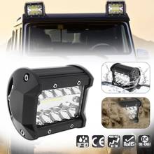 4 Inch 60W 8000LM LED Car Work Light with Two Rows Light Bars Worklight Offroad Light Lamp for Pickup Wagon SUV Truck ATV 2024 - buy cheap