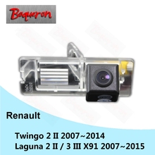 for Renault Twingo 2 II Laguna 2 II / 3 III X91 07~15 Car Rear View Camera HD CCD Night Vision Backup Reverse Parking Camera 2024 - buy cheap