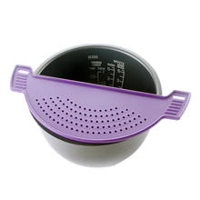 1Pc Kitchen Gadget Plastic Drainer Home creative Filter Leakproof Bezel Color Vegetable / Pot edge drain 2024 - buy cheap