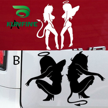 KUNFINE Car Styling sticker Beauty Car Sticker Vinyl Decal Decoration film Car Diy Sticker Tuning parts 2024 - buy cheap