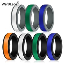 10Color Combinations Can DIY Change Color Silicone Ring Hypoallergenic Crossfit Flexible Sports Rubber Finger Ring For Men Women 2024 - buy cheap