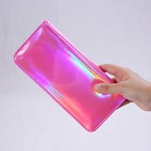 2018 New Laser Holographic Wallet Women Purse Long Female Clutch Bag Large Women Wallets Purses Phone Pocket Carteras Portfel 2024 - buy cheap