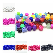 50pcs/lot 8mm Acrylic Beads Spacer Loose Beads For Jewelry Making DIY Bracelet Earring 2024 - compre barato