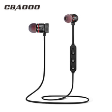 Bluetooth Earphone Wireless headphones Magnetic  Running Bluetooth Headset Sport Stereo Bass Earpiece with mic for Phone 2024 - buy cheap