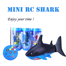 Create Toys 3310B 3CH 4 Way RC Shark Fish Boat 27/40Mhz Mini Radio Remote Control Electronic Toy Kids Children Birthday Gift 2024 - buy cheap