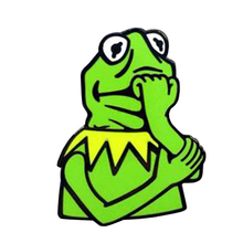 Anxious Kermit Enamel Pin 2024 - buy cheap