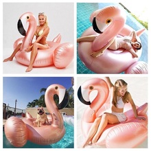 150CM Giant Flamingos Inflatable Ride-ons Pool Rafts Adults Children Summer Water Fun Pool Toys Holiday Party 2024 - buy cheap