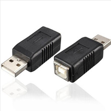 USB 2,0 Тип A папа-Тип B Женский USB принтер сканер расширитель адаптер синхронизация данных соединитель конвертер 2024 - купить недорого