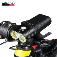 Велосипедный фонарь Gaciron, светодиодный фонарь с внутренней зарядкой USB 2024 - купить недорого