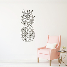 Geometric Pineapple Wall Art Decal for Kitchen Fruit Stickers Home Decor Living Room Removable Sofa Background Ornament Z821 2024 - buy cheap