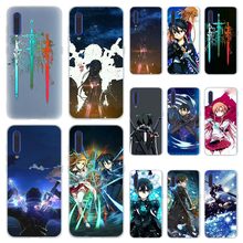 Мягкий чехол для телефона sword art online для Xiaomi 9 8 A2 A3 lite Mi 9t CC9 9se 5X 6 F1 Max3 Mix2s 6X, чехол Note10 Pro coque 2024 - купить недорого