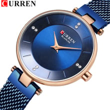 Elegant Womens Watch CURREN Watches Quartz Clock Women's Diamond Mesh Watch Dress Ladies Bangle Wristwatch bayan kol saati 2024 - buy cheap