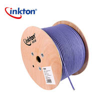 Inkton 1 м высококачественный Ethernet кабель Cat7 двойное экранирование 10 гигабитный высокоскоростной STP LSZH сетевой кабель UL/CE/RoHS/ISO9001 2024 - купить недорого