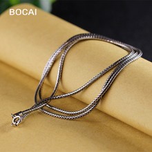 S925 sterling silver jewelry men and women common 2mm Thai silver Fox chain 2024 - buy cheap